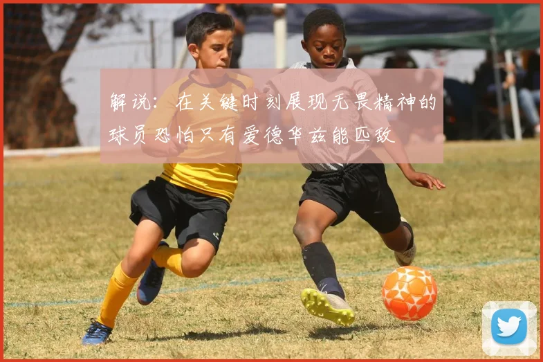 解说：在关键时刻展现无畏精神的球员恐怕只有爱德华兹能匹敌