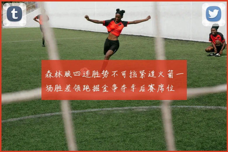 森林狼四连胜势不可挡紧追火箭一场胜差领跑掘金争夺季后赛席位